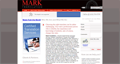 Desktop Screenshot of marktranslation.com